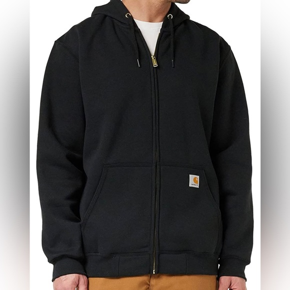 Carhartt Other - NWT Carhartt Men's Loose Fit Midweight Full-Zip Sweatshirt size Large in Black